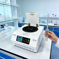 Centrifugeuse à lait CENLEE Gerber, centrifugeuse à graisse laitière 1500 tr/min, 8 butyromètres, chauffage 65° ° Moteur sans balais à corps en acier pour les tests laitiers