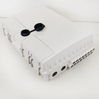 Caja de Distribución Óptica de 4/8 Puertos, Mini Caja de Conexión de Fibra Óptica para Montaje en Pared, para Conexión de Cable Drop FTTH/FTTB