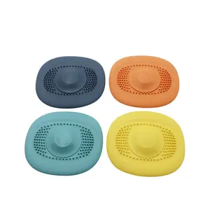GUIDA 661050 Silicone Household kitchen sink filter Bathroom hair-proof toilet floor drain cover sewer sink filter