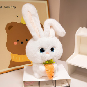 Jouet en peluche animal simulé lapin, vieux maître marionnette chat, chat, jouet pour chien, poupée compagnon pour enfants, cadeau - Product Image 6