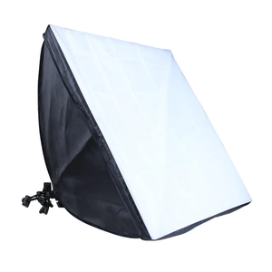 Precio de fábrica Venta caliente 50x70CM Softbox E27 Enchufe único 2M Soporte <span class=keywords><strong>5500K</strong></span> Bombillas Kit de luz de fotografía - Product Image 2