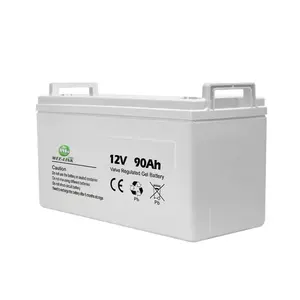 Weelink Solar Back-Up Batterij Lood-Zuur Batterij Oplaadbare 12V 90ah Agm Batterij