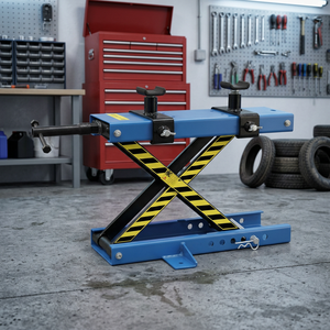 Ciseaux élévateurs pantographes FERVI pour motos, capacité 400 kg, hauteur de levage 95-400 mm, poids 15,03 kg - Product Image 2