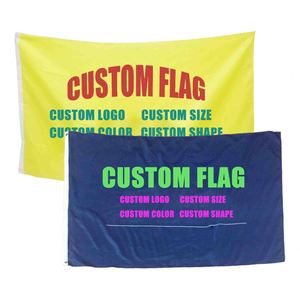 Drapeau américain personnalisé 3x5 pieds pour décorer les clubs, les concerts, les bars, les événements universitaires, les drapeaux publicitaires - Product Image 1