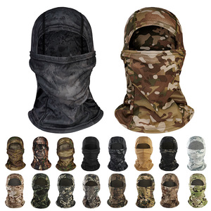 Sottocasco da Moto Traspirante ad Asciugatura Rapida con 1 Foro, Maschera in Rete Mimetica, Cappello Balaclava - Product Image 2