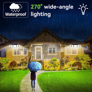 IP65 sensore di movimento impermeabile LED lampada da giardino ad energia <span class=keywords><strong>solare</strong></span> angolo fascio ABS <span class=keywords><strong>corpo</strong></span> popolare per paesaggio esterno a parete di montaggio - Product Image 4