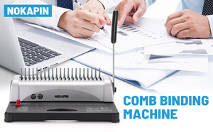 Cuốn sách chất kết dính Máy 21-lỗ 450 Sheets lược máy tính ràng buộc xoắn ốc máy tính ràng buộc cho thư Kích thước A4 A5 hoặc nhỏ hơn kích thước - Product Image 6