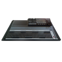 Console de mixage audio numérique PAKLAM AUDIO T32 32 canaux, fader motorisé professionnel en métal, écran tactile capacitif 7 pouces, 120W