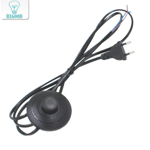 Hagood 317 chuyển đổi ánh sáng cơ sở Đèn dây phụ kiện chúng tôi/EU cắm đen trắng dây ABS/Nhựa/PVC chất liệu vít Đèn adapter - Product Image 1