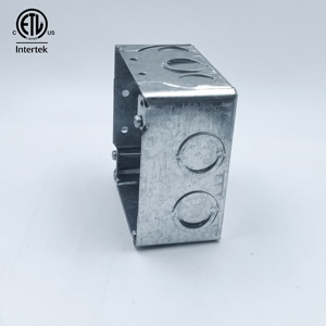 Caixa de Conduíte de Aço Galvanizado Soldada Quadrada de 4 Polegadas 52171-K, Personalizável, à Prova de Intempéries, Caixa de Tomada Elétrica com Aterramento Elevado - Product Image 6