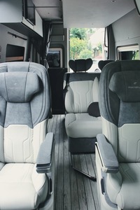 Conversion intérieure de fourgonnette Sprinter, sièges VIP Alcantara, unité de cuisine, auvent rétractable, ensemble complet <span class=keywords><strong>pour</strong></span> <span class=keywords><strong>camping</strong></span>-<span class=keywords><strong>car</strong></span>, fabricant OEM - Product Image 3