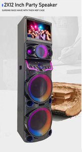 Pantalla De 15,4 pulgadas Bocinas Grandes Coretas Con Pantalla Outdoor Dj Party Dual 15 pulgadas Altavoz De Karaoke Con Pantallas - Product Image 4