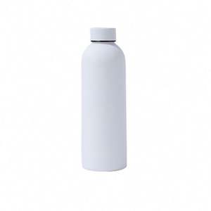 Supplier Customized Logo Double Wall 500Ml 304 Stainless Steel Outdoor Matte Soft Touch <b>Water</b> Flask <b>Bottle</b> - Product Image 6