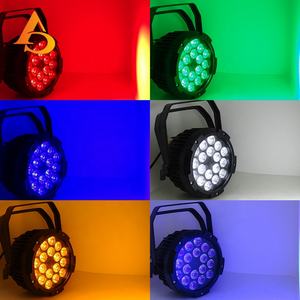 Luz LED Par RGBW para Exteriores, Impermeable, 18x12w, Efecto de Iluminación para Bodas, DJ, Club, Escenario - Product Image 6