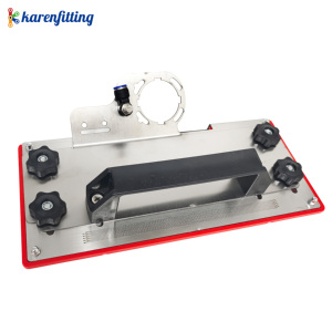 Dispositif de chanfreinage pour meuleuse d'angle, base auxiliaire de coupe d'angle pour carreaux de céramique, outils de coupe durables et réglables en acier inoxydable - Product Image 4