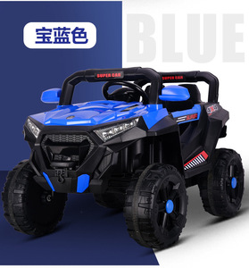 Voiture électrique pour enfants, véhicule tout-terrain télécommandé en plastique pour garçons, filles, bébés, <span class=keywords><strong>jouet</strong></span> à conduire soi-même - Product Image 6