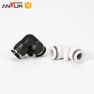 ANRUK PV Serie L Codo Accesorios neumáticos de plástico Accesorios de manguera de aire Accesorios