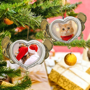 Marco de <span class=keywords><strong>Fotos</strong></span> de Cerámica con Colgante de Bendición Creativa, Marco de <span class=keywords><strong>Fotos</strong></span> en Forma de Corazón Personalizado - Product Image 5