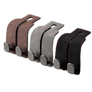 Gancho doble para respaldo de asiento de coche, gancho de gamuza personalizado para accesorios de vehículos, herramientas interiores para automóviles, colgador de gancho de Metal - Product Image 1