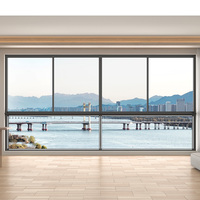 Ventanas Corredizas de Vidrio Doble con Aislamiento Térmico Interior de Aluminio para Cocina Moderna