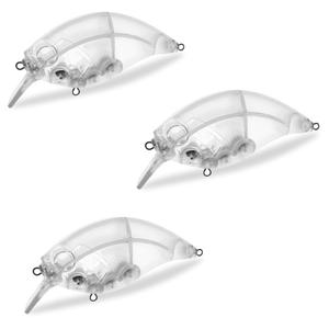 R-8415 supérieure droite 115mm 42.3g leurre non peint appâts transparents appâts en plastique dur bec carré appâts à manivelle appâts artificiels - Product Image 6