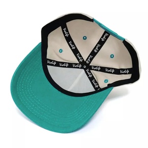 High Quality Unisex Four Seasons 100% Cotton Hats Two Tone Customized Embroidered <b>Baseball</b> <b>Caps</b> - Product Image 5