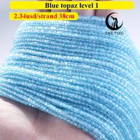 Perles en Pierre Cube Facettée Zhe Ying 2.5mm, Gemmes Carrées en Pierre Naturelle Facettées pour la Fabrication de Bijoux