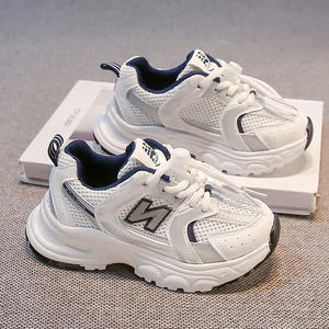 Erkek ve Kız Çocuk Ayakkabıları Yeni İlkbahar ve Sonbahar Modası Rahat Çocuk Spor Ayakkabıları File Günlük Ayakkabılar - Product Image 3