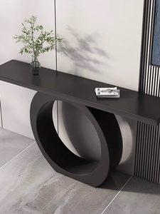 Consolle Ultra-Sottile in Lastra di Roccia di Lusso Leggero, Stile Italiano Moderno, di Fascia Alta per Ingresso, Creativa per Hotel e Ingressi a Parete - Product Image 6