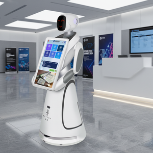 Robot de Servicio de Recepción Humanoide ALPHA Amy Plus con Pantalla Grande de 21.5 Pulgadas, Navegación Láser Autónoma e Interacción con el Cliente - Product Image 2