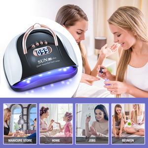 Séchoir à ongles à deux mains 256W capteur automatique UV LED 57 LED lumière <span class=keywords><strong>Pro</strong></span> équipement de pédicure manucure avec puissance 72W pour les gels d'art des ongles - Product Image 6