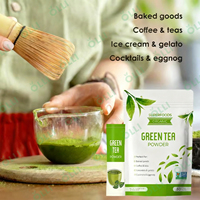 OLLI Emballage sous Marque Privée 100% Thé Vert Naturel en Poudre de Moringa Qualité Supérieure Certifié HALAL ISO KOSHER Durée de Conservation de 2 Ans