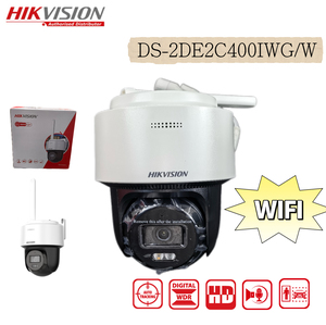 Caméra IP <span class=keywords><strong>WiFi</strong></span> PTZ <span class=keywords><strong>Hikvision</strong></span> DS-2DE2C400IWG/W 4MP Lite avec suivi automatique, détection humaine et de véhicules, étanche pour extérieur, caméra de sécurité CCTV - Product Image 1