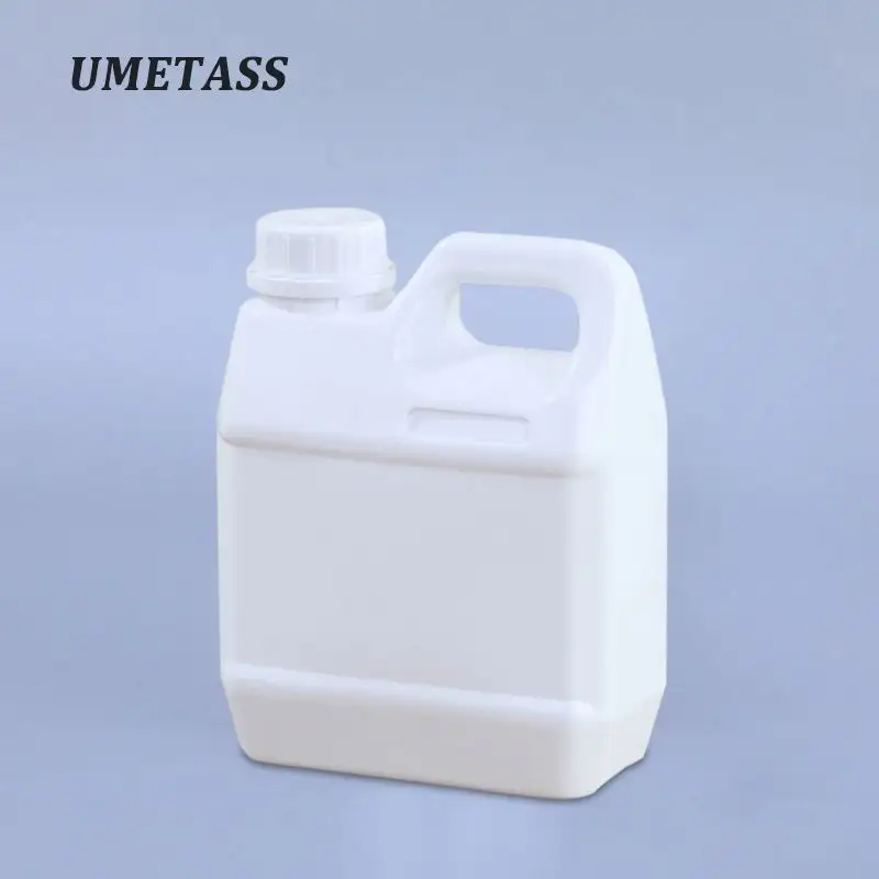 UMETASS vente en gros de matériel HDPE 1 litre petite cruche en plastique seau baril conteneurs de stockage avec poignée