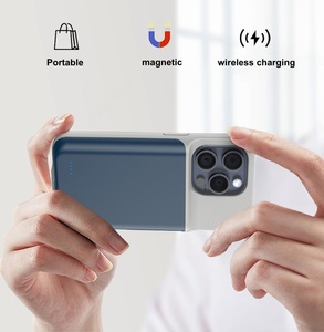 Coque de téléphone TPU avec batterie externe intégrée et clip dorsal en caoutchouc souple pour <span class=keywords><strong>iPhone</strong></span> 17 Pro Max/17 Pro - Product Image 3