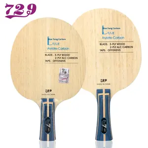 Amitié 729 entraînement offensif professionnel externe bleu jaune ALC carbone 7 plis en Fiber de carbone attaque rapide batte de <span class=keywords><strong>ping</strong></span>-<span class=keywords><strong>pong</strong></span> - Product Image 3