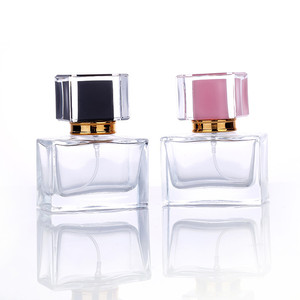 Empty Crystal Square <b>Perfume</b> Bottle Packaging 30ml 50ml Glass Spray <b>Perfume</b> Bottle - Product Image 5