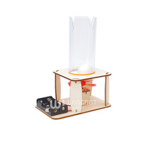 Kit scientifique en bois sur le flux d'air, boule flottante, démonstrateur du principe de Bernoulli, jouet éducatif avec ventilateur pour enfants et adolescents