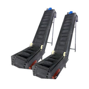 Hochleistungs-rutsch festes schwarzes Gummi-Förderband Schlamm förderer Hebezeug Verdicktes Band Kletterz material Förderband - Product Image 1