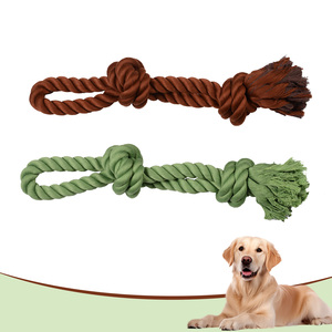 La nostra fabbrica all'ingrosso giocattoli della corda del cotone dell'animale domestico, compresi quelli per la durevolezza di addestramento, i denti di pulizia ed i cani da masticare - Product Image 2