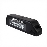 Batterie de vélo électrique pour porte-bagages arrière, longue portée, lithium, 48V 50A BMS 15Kwh 13s4p