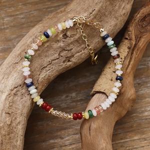 Natural Stone Eye Pendant Necklace With Gold Plated Charm For Everyday Wear Unisex Jewelry - Product Image 4