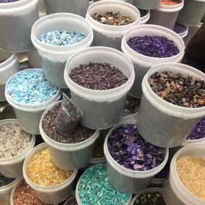 Pietre curative di cristallo naturale prodotti spirituali <span class=keywords><strong>pietra</strong></span> Semi <span class=keywords><strong>preziosa</strong></span> ametista agata citrina Fluorite ghiaie - Product Image 3