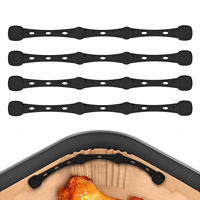 Support magnétique pour friteuse à air chaud en stock – Clip en gel de silicone résistant aux hautes températures pour friteuses à air
