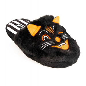 Chaussures d'intérieur chaudes <span class=keywords><strong>en</strong></span> <span class=keywords><strong>forme</strong></span> d'animal <span class=keywords><strong>en</strong></span> peluche <span class=keywords><strong>de</strong></span> dessin animé pour femmes, chaussures d'intérieur d'hiver, pantoufles antidérapantes pour <span class=keywords><strong>chat</strong></span> - Product Image 3
