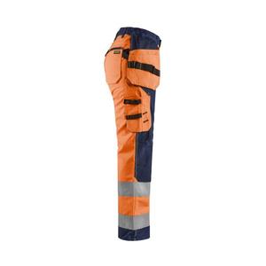 BLAKLADER - 715618115389C34 Pantalón Hi-Vis Mujer Naranja/Azul marino-EAN 7330509502808 ROPA DE TRABAJO DE 2017 - Product Image 4
