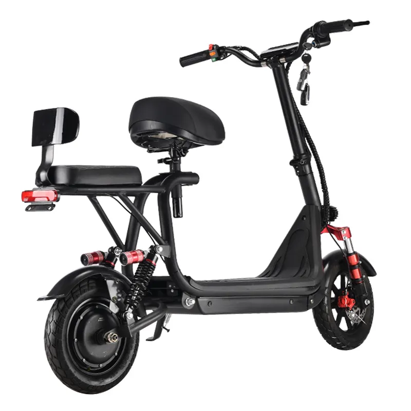 mini electric folding bike with eec Certificate 800w 46v electric scooter with seat