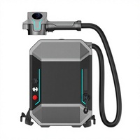 Machine de nettoyage et de marquage laser à fibre pulsée MOPA haute efficacité 100W/120W pour verre/acrylique/métaux, conception robuste en sac à dos