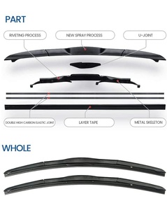 Accesorio de gran venta: Escobillas limpiaparabrisas híbridas tipo U para brazo de automóvil 2026 - Product Image 4