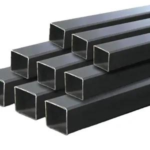 Black Hollow Sectie Carbon Staal Q235 Vierkante Metalen Buis Carbon Staal Pijp Buis